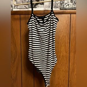Striped Tank Top Bodysuit